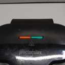 Proctor Silex Double Mini Waffle Maker Machine with 4 Round Non-stick Grids, Makes 2 Personalized Individual Breakfast Keto Chaffles and Hashbrowns, Compact, Black (26102)