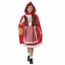 Kids Red Fairytale Cape Costume L