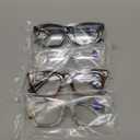 CCVOO Stylish Reading Glasses for Women, Eyeglasses, Blue Light Readers for Women, Computer Eye Glasses, Cheaters (Black + Transparent + Marbel Mint + Leopard-brown)