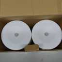 14" x 4" Large Outdoor Candles, Waterproof Flickering LED Flameless Candles with Timer, Battery Operated Candles with Remote Control Realistic Fake Pillar for Patio Porch Lanterns, White 2 Pack