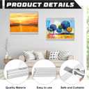 ReliThick 10 Pcs 48 Inch Poster Hanger Frame Hanging Rails for Posters Clips Signs Maps Picture Holder Plastic Tapestry Banner Art Wall Display(Clear)