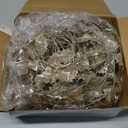 3 Pcs 6FT Christmas Garland Champagne Gold Glittered Artificial Holly Leaves for Mantle Christmas Tree Decorations Indoor Outdoor Hanging Garland Ornaments Garden Door Wall Window Stair Home Decor