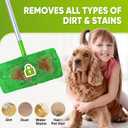 18-Pack Reusable Mop Pads Compatible with Swiffer Sweeper Mop - 100% Coral Fleece Washable Refills - Microfiber Dry & Wet Sweeping Cloths for Multi-Surface/Hardwood Floor Cleaning