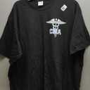 CNA Caduceus Medical Symbol Nurse Gifts T-Shirt Male 2XL Black