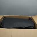 VEVOR Push Lawn Sweeper, 21inch Leaf & Grass Collector, Heavy Duty Thickened Steel Durable to Use with Large Capacity 3.5 cu. ft. Mesh Collection Hopper Bag, 2 Spinning Brushes