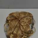 REECHO Clip in Hair Extensions, 5PCS Brown Hair Extensions 24" Thick Long Loose Waves hair extensions HE002 Invisible Lace Weft Natural Soft Hairpieces for Women  Dark Blonde with Highlights