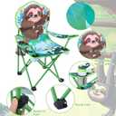 KABOER Kids Outdoor Folding Camping Chair with Cup Holder Carrying Bag | Portable Camping Chair for Beach Picnic Camping Travel Lawn Ages 3-10
