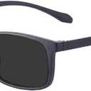 oriopxic Oval Frame Polarized Nearsighted Glasses Outdoor Myopia Distance Glasses Driving Shortsighted Glasses (-2)