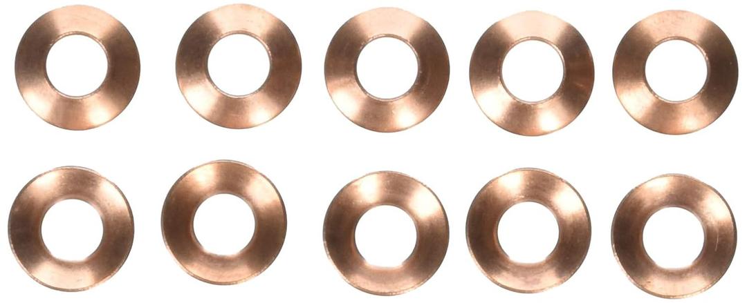 Parker Hannifin 2GF-6-pk10 Flare Gasket, 45 Degree Copper Flare Fitting, 3/8" Tube Size (Pack of 10)