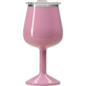 ORCA Vino 15oz | Temperature Insulated Mug, Vacuum Sealed Stainless Steel Wine Glass with Lid, Cup Keeps Drinks Ice Cold or Hot  Dusty Rose