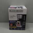 BLACK+DECKER 12 Cup Thermal Programmable Coffee Maker with Brew Strength and VORTEX Technology, Black/Steel