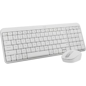 Logitech MK250 Bluetooth Wireless Mouse and Keyboard Combo: Fast & Easy Connectivity, Compact Wireless Keyboard, Ambidextrous Mouse, Durable Build - Windows/MacOS - White