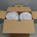 Organic Cotton Pillows Queen Size Set of 2, Shredded Memory Foam Pillows, Adjustable Bed Pillows for Sleeping, 20"x30"Organic Cotton Bed Pillows for Side, Back, Stomach Sleepers