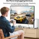 Elebase 4 Ports USB 3.0 Splitter 1 in 4 Out,4 Way USB Hub with 0.7FT Cable,USB Adapter & OTG,Multi Port USB Split Multiport Expander for Laptop,PS5,PS4,MacBook,Car,PC,Computer,Flash Drive,Keyboard