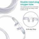 10 Pack 6.56Ft Nasal cannulas for Oxygen,Soft Oxygen Tubing for Adults, Super Soft Nasal Cannula with Curved Nose Piece, Oxygen Nasal Cannula