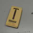 VIKINGS BLADE Double Edge Safety Razor for Men + 5 Swedish Steel Blades + Luxury Case. Smooth, Reusable, Recyclable (Chieftain 5 BC) (Vintage Bronze & Ancient Dust)