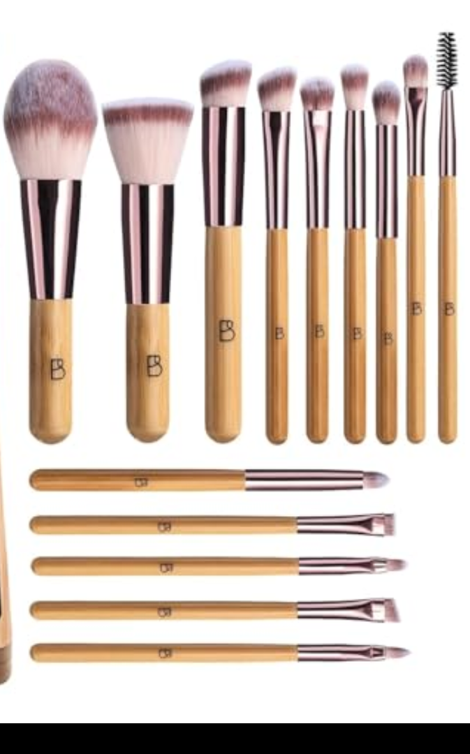 BS-MALL Travel Makeup Brush Set Kabuki Brushes Bamboo- Includes Eyeshadow Blush Brush & Foundation Brush For Liquid Makeup - 5X Magnifier Bamboo Mirror Case For Travel or On the Car Daily Use BS-MALL Travel Makeup Brush Set Kabuki Brushes Bamboo- Includes Eyeshadow Blush Brush & Foundation Brush For Liquid Makeup - 5X Magnifier Bamboo Mirror Case For Travel or On the Car Daily Use
