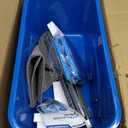 Window Cleaning Kit with Bucket, 76" Extension Pole, Squeegee & Washer