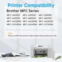 18-Pack LC203 Ink Cartridges, High Yield Replacement for Brother LC203XL LC203BK LC201 Cartridge Work for MFC-J480DW MFC-J485DW MFC-J4620 MFC-J4420DW Printer (6BK,4C,4M,4Y)