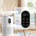 Air Purifiers for Home Large Room up to 1650 ft², WESTHEY H13 True HEPA Air Purifier for Bedroom with Night Light, Air Quality Monitor, Fragrance Sponge, Air Cleaner for Wildfire Smoke Dander Dust