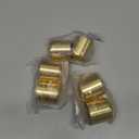 VOSAREA 6Pcs Brass Lampshade Candle Care Tool Tiki Torch Caps Fire Extinguisher Cutter Candle Wick Cover Multi-use Snuffer Covers Stickers Chain Heater Rust Lamp Shade Put Out Tool