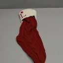 Christmas Stockings,Christmas Decoration Knitted Soft & Comfortable Stockings,Hanging Long Tube Letter Xmas Stocking for Fireplace (1p-red)