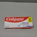 Colgate Baking Soda & Peroxide Toothpaste - Whitens Teeth, Fights Cavities & Removes Stains, Brisk Mint, 6 Ounce (Pack of 2)