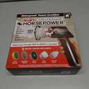 Horsepower Electric Power Scrubber, Waterproof, Spins 350 RPM, 5 Brush Heads, AS-SEEN-ON-TV, Cleans Dirt & Grime, Tile, Grout, Bathrooms, Kitchen, Auto Rims, Outdoor Furniture & More, Rechargeable