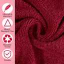 Newwiee 72 Pack Microfiber Bleach Proof Towels Bulk for Salon 18 x 30 Inch Dry Lint Free Hair Drying Hand Towels for Hair, Gym, Bath, Spa, Shaving, Barber(Red)