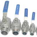 VARMHUS Full Port Ball Valve S304 Stainless Steel 304 Heavy Duty for Water, Oil, and Gas,1000WOG (1-1/4")
