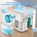 4,500 Sq.Ft Dehumidifier for Basement, Max 80 Pint/Day (Standard 60 Pint/Day) Smart WiFi Dehumidifier with Pump Drain Hose & Auto Humidity Control, Large Dehumidifiers for Home, RV, Bathroom, Bedroom