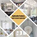 12 Ft Heavy Duty Hanging Chain Kit with Connection Locks & Swag Ceiling Hooks for Lighting Fixture, Chandelier, Pendant, Lantern, Swag Lamp, Plant/Flower/Fruit Basket, Bird Feeder (Bronze)