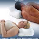 King Size Cervical Pillow for Neck Pain Relief & Sleep Apnea, Cooling Memory Foam Orthopedic Contour Pillow for Large Bodies, 4 Adjustable Heights with Max Neck Support for All Sleep Positions, Enlarged and widened