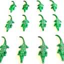 24 Pcs Mini Plastic Alligator Boil Party Supplies Green Alligator Seafood Boil Party Decorations