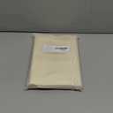 Scalloped Throw Pillow Covers | Decorative Pillow, Fabric Feels a Little Stiff | Boho Sytle for Living Room (Beige & White, 18x18 Inch)