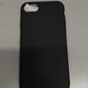 Miracase Designed for iPhone 7/8/SE Phone Case, with Screen Protector, Liquid Silicone Gel Rubber Full Body Drop Protection Shockproof Cover Phone Case for iPhone 7/8/SE, Black