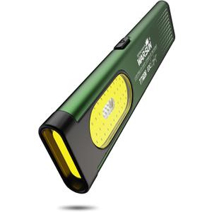 WARSUN Compact Multi-Mode Pocket LED Flashlight - 675LM, USB-C Rechargeable, IPX4, Dual Material, Red/Blue Strobe, for Everyday Carry & Travel