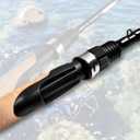 Fiblink 4 Pieces Travel Spinning Rod Medium Carbon Spinning Fishing Rod Portable Fishing Rod, 7'6" Medium Carbon,  Item Weight 6.24 ounces, Rod Length 7.5 feet