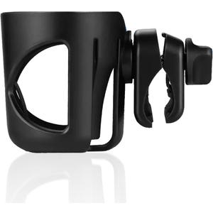 Marine Boat Rail Cup Holder, Clamp-on Mount Marine Universal Rotation Drinks Holder, No Drilling Install On Bimini Top Rail Or Pole, Grip Rail, Grab Bar, Yacht, Kayak, Bikes, Boat Gifts for Boat Lover