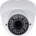 5MP 4MP Dome Super Hybrid Security Camera 4in1 TVI/CVI/AHD/960H CCTV Surveillance Security Camera 2.8-12mm Varifocal Lens Waterproof Day&Night Vision Outdoor/Indoor 98ft IR Camera White