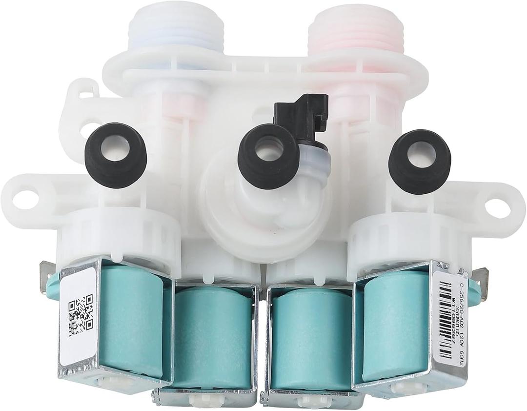 W11165546 W11096267 Washer Water Inlet Valve for Kenmore, Whirlpool, Maytag washing machines, replaces W10839828 PS12348013 W10758828 33090105 W10599423 W11220230