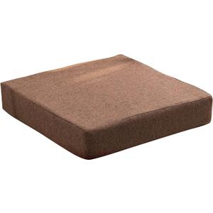 Outdoor Cushions for Patio Furniture, 16 X 16 X 2 Inch Non-Slip High Density Memory Sponge Patio Seat Cushions Replacement,Soft Outdoor Chair Pads,Seat Cushion for Couch Sofa Garden Office Home (Brown)
