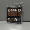 Rose bud Clip in Hair Extensions Real Human Hair 10 Inch Ash Blonde & Bleach Blonde Mixed 8Pcs 18 Clips 60g/Set Extension Hair