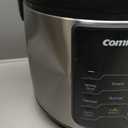 COMFEE' Compact Rice Cooker, 6-in-1 Stainless Steel Multi Cooker, Slow Cooker, Steamer, Saute, and Warmer, 2 QT, 8 Cups Cooked(4 Cups Uncooked), Brown Rice, Quinoa and Oatmeal, 6 One-Touch Programs, Corded Electric