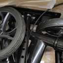 Knee Scooter Steerable Knee Walker Deluxe Medical Scooter for Foot Injuries Adult Compact Crutches Black