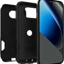 OtterBox Google Pixel 10a Commuter Series Case - Black, Slim & Tough, Pocket-Friendly, with Port Protection