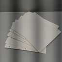 11 x 9 Inch Photo Album Refill Pages,Album Pages for 3 Ring Binder,Photo Album Self Adhesive Pages, for 2x3 4x6 5x7 8x10 Replacement Photo Album Sheets