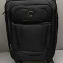DELSEY PARIS Helium DLX Softside Expandable Luggage with Spinner Wheels, Black, Carry on 20 Inch