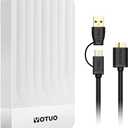 Portable External Hard Drive Storage Expansion Mobile HDD USB 3.0 for PC, Mac, Desktop, Laptop, PS4, PS5, Xbox One X/S, Xbox 360, Xbox Series X/S, Office & Game (White, 500GB)