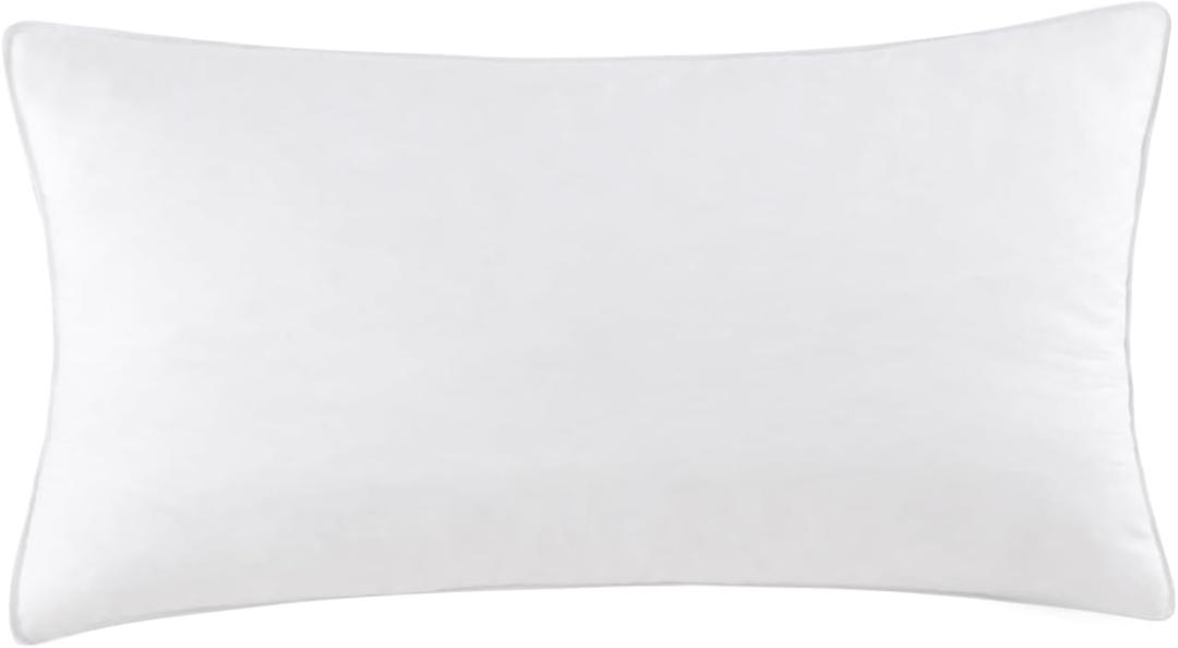 Throw Pillow Inserts 14" x 24" (Pack of 1, White) Down Feather Pillow Stuffer Premium Decorative Pillows for Sofa Couch Bed